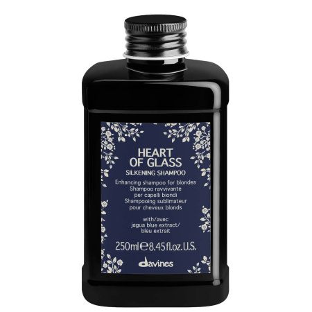 Davines Heart of Glass Silkening Shampoo - Шампунь для сияния блонд 250 мл