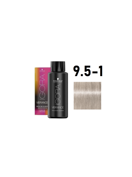 Schwarzkopf Igora Vibrance 9,5-1 - Краситель тон-в-тон светлый блонд пастельный сандре 60 мл