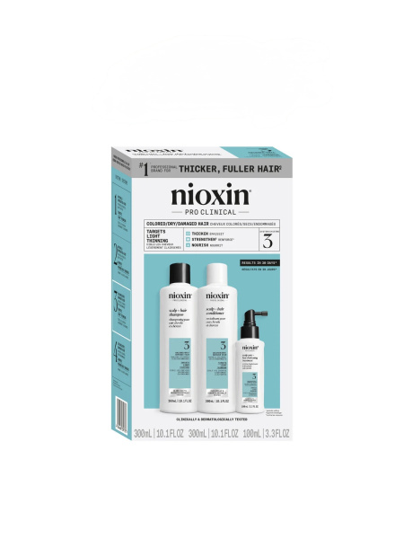 Nioxin System 3 Kit - Набор для окрашенных волос с тенденцией к истончению