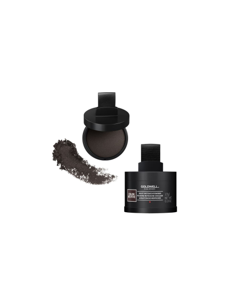 Goldwell Dualsenses Color Revive Root Retouch Powder Dark Brown To Black - Пудра-корректор для волос темный шатен 3,7 г
