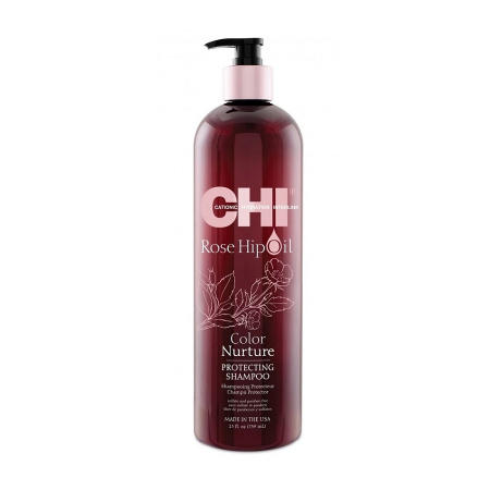 CHI Rose Hip Oil Shampoo - Шампунь с маслом шиповника для окрашенных волос