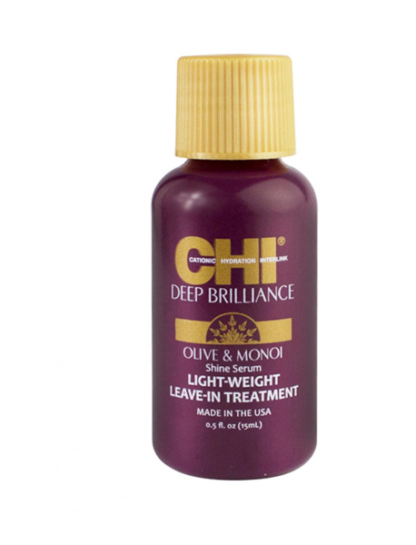 CHI Deep Brilliance Shine Serum - Несмываемая сыворотка-сияние для волос