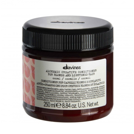 Davines Alchemic Conditioner Coral - Кондиционер Алхимик для натуральных и окрашенных волос (коралл) 250 мл