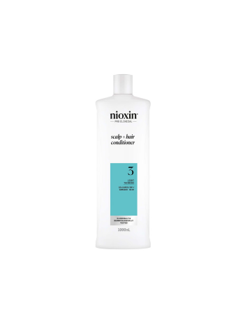 Nioxin System 3 Conditioner - Увлажняющий кондиционер для окрашенных волос с тенденцией к истончению 1000 мл